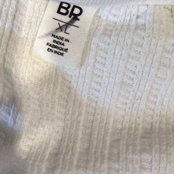 NWOT BP Rib Henley Tank in White (XL) - Picture 12 of 15